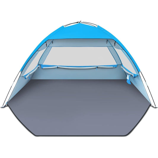 Gorich Beach Tent - UPF 50+ Sun Shelter (3-10 Person) | Lightweight, Easy Setup & Portable Beach Cabana