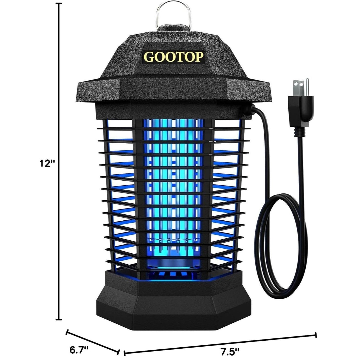 4200V Bug Zapper - 10Y Lifespan | Indoor/Outdoor, Waterproof | 6.5ft Cord - Mosquito & Fly Killer