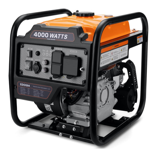 Efurden 4000W Portable Inverter Generator – Gas Powered, Quiet, ECO Mode, Home & RV Backup