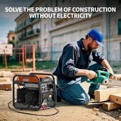 Efurden 4000W Portable Inverter Generator – Gas Powered, Quiet, ECO Mode, Home & RV Backup