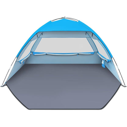 Gorich Beach Tent - UPF 50+ Sun Shelter (3-10 Person) | Lightweight, Easy Setup & Portable Beach Cabana